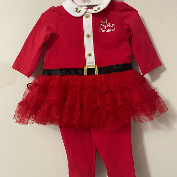 New My 1st Christmas Outfit & Headband - Picture 5 of 9